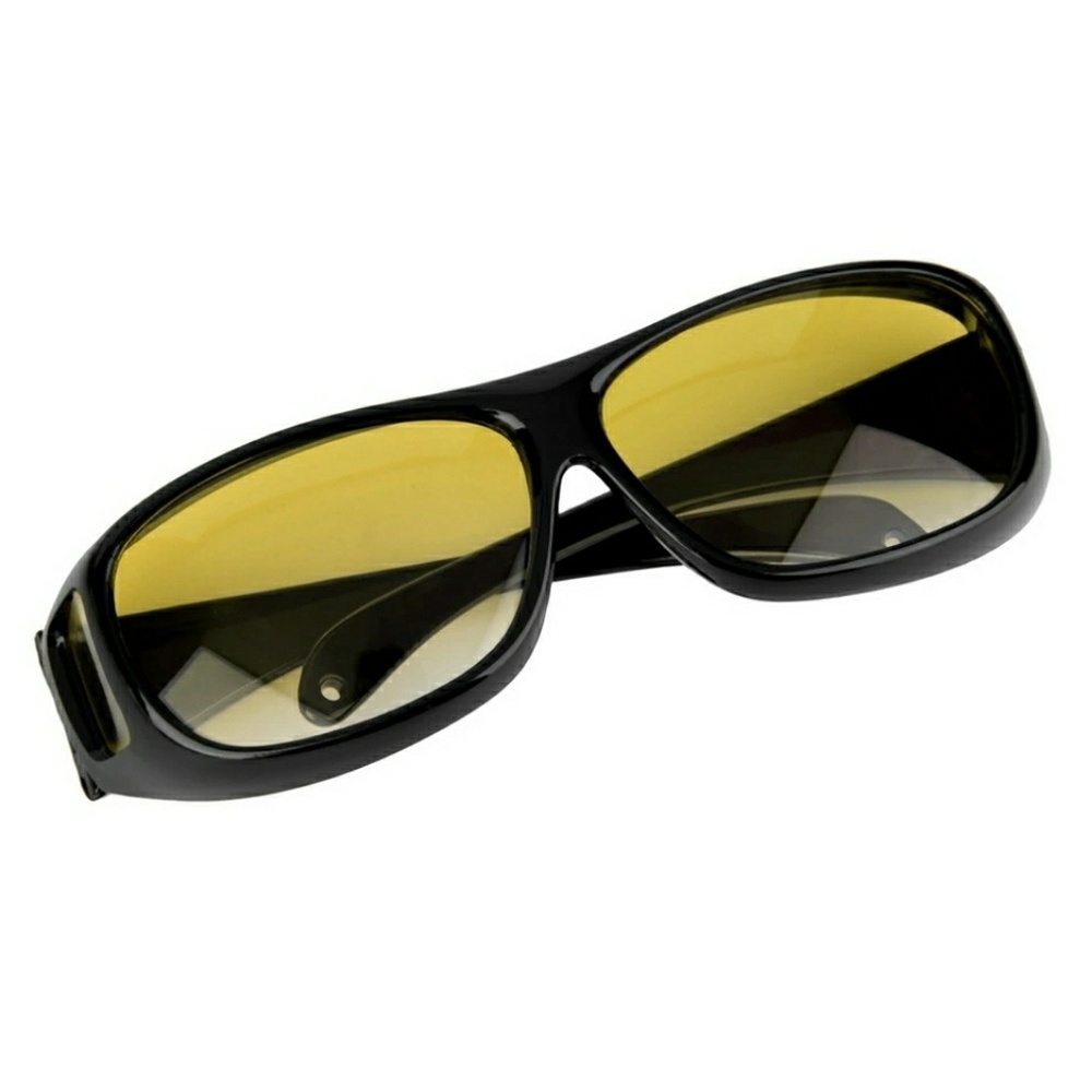 Yellow Night Driving Fit Over Glasses.